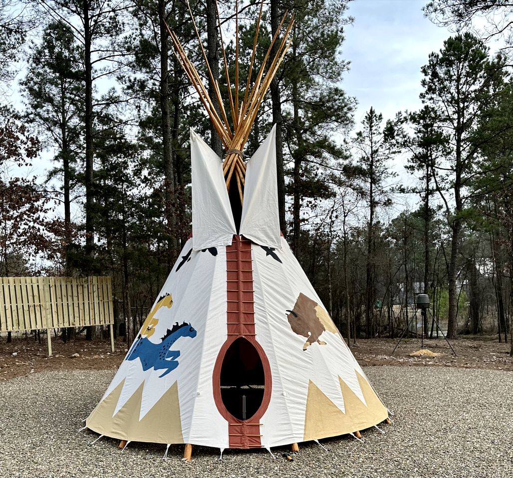 Amazing Tipi Rental with Pond and Fire Pit Access in Broken Bow