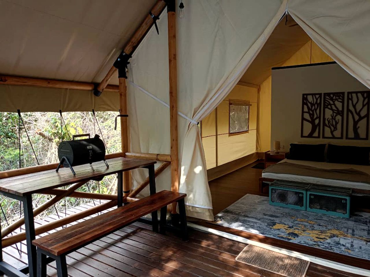 Amazing Safari Tent Nestled Among Nature with Outdoor Pool in Malaysia