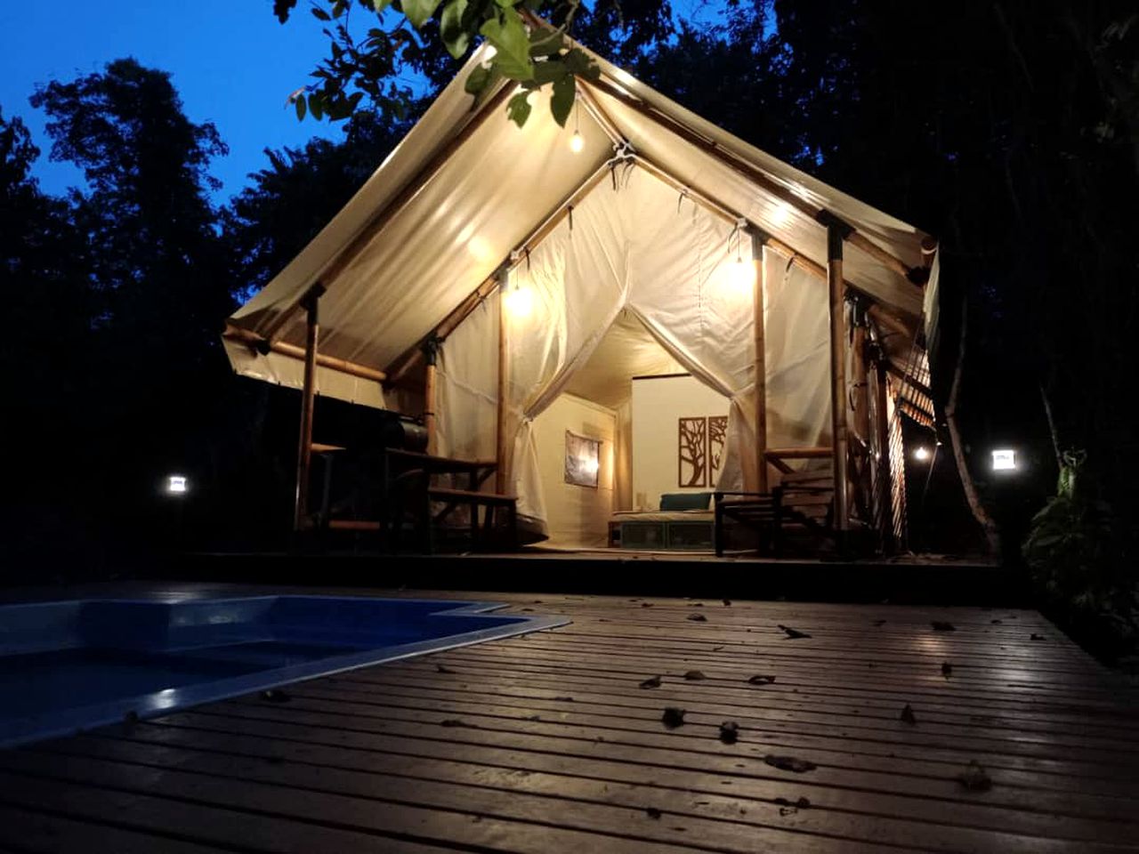 Amazing Safari Tent Nestled Among Nature with Outdoor Pool in Malaysia
