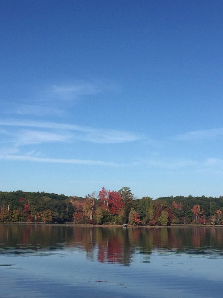 Secluded Cabin Located on a Private Island with Stunning Views of Lake Annabessacook in Monmouth, Maine