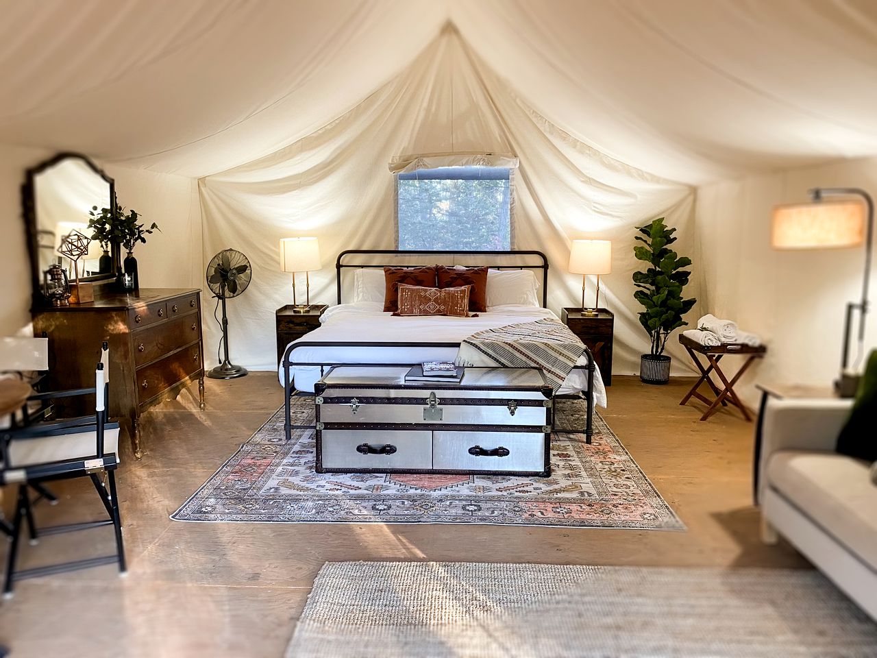 Fully-Equipped, Luxury, Bragg Creek Bell Tent in Alberta, Canada