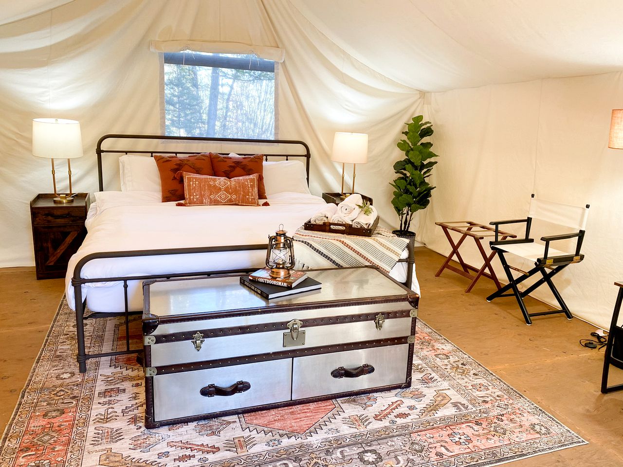 Fully-Equipped, Luxury, Bragg Creek Bell Tent in Alberta, Canada