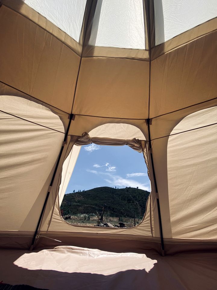 Bell Tent Getaway in Laranjeira, for Romantic Escapes in Portugal