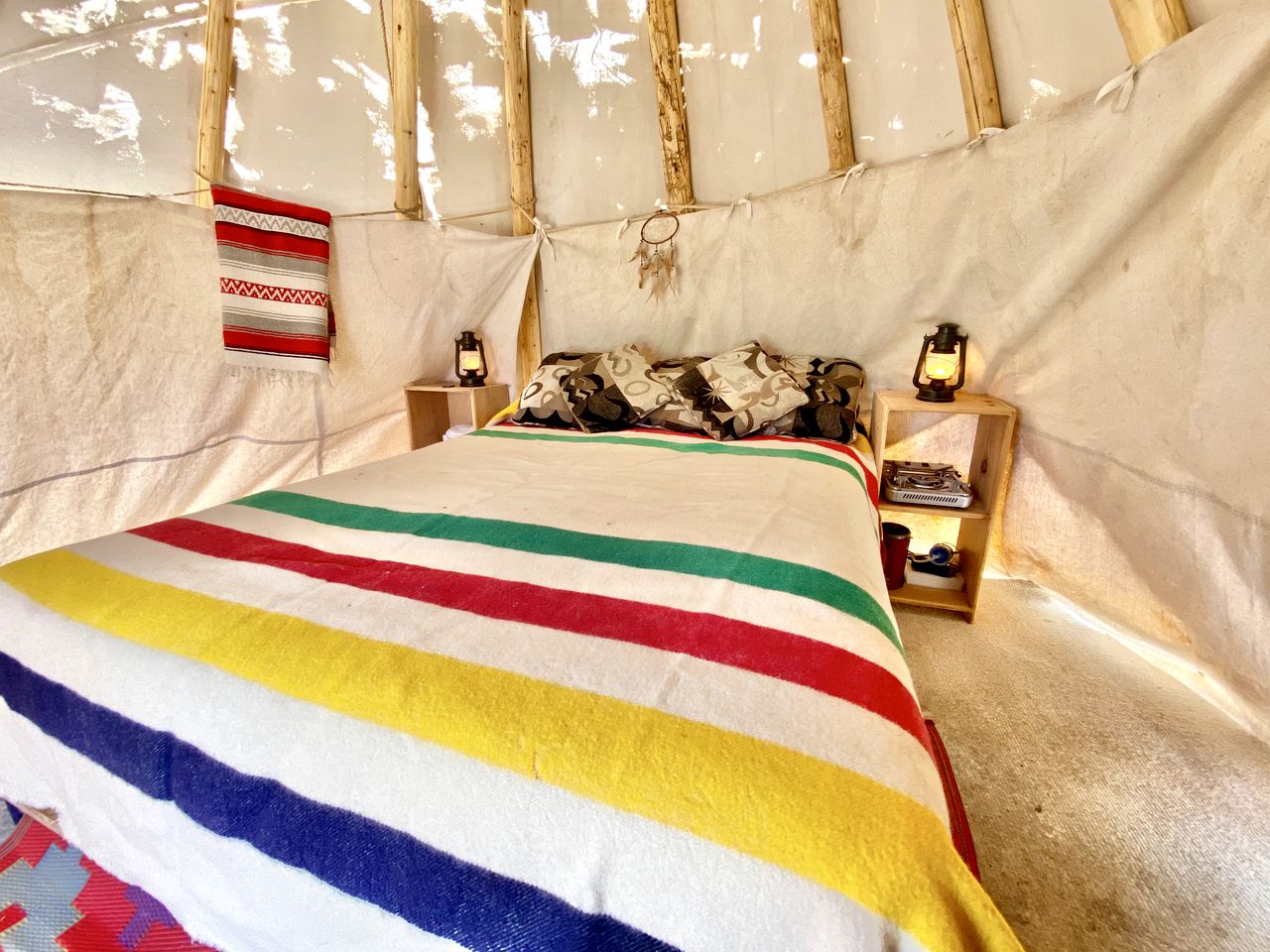 Cute Tipi in Tres Piedras for New Mexico Glamping Escapes