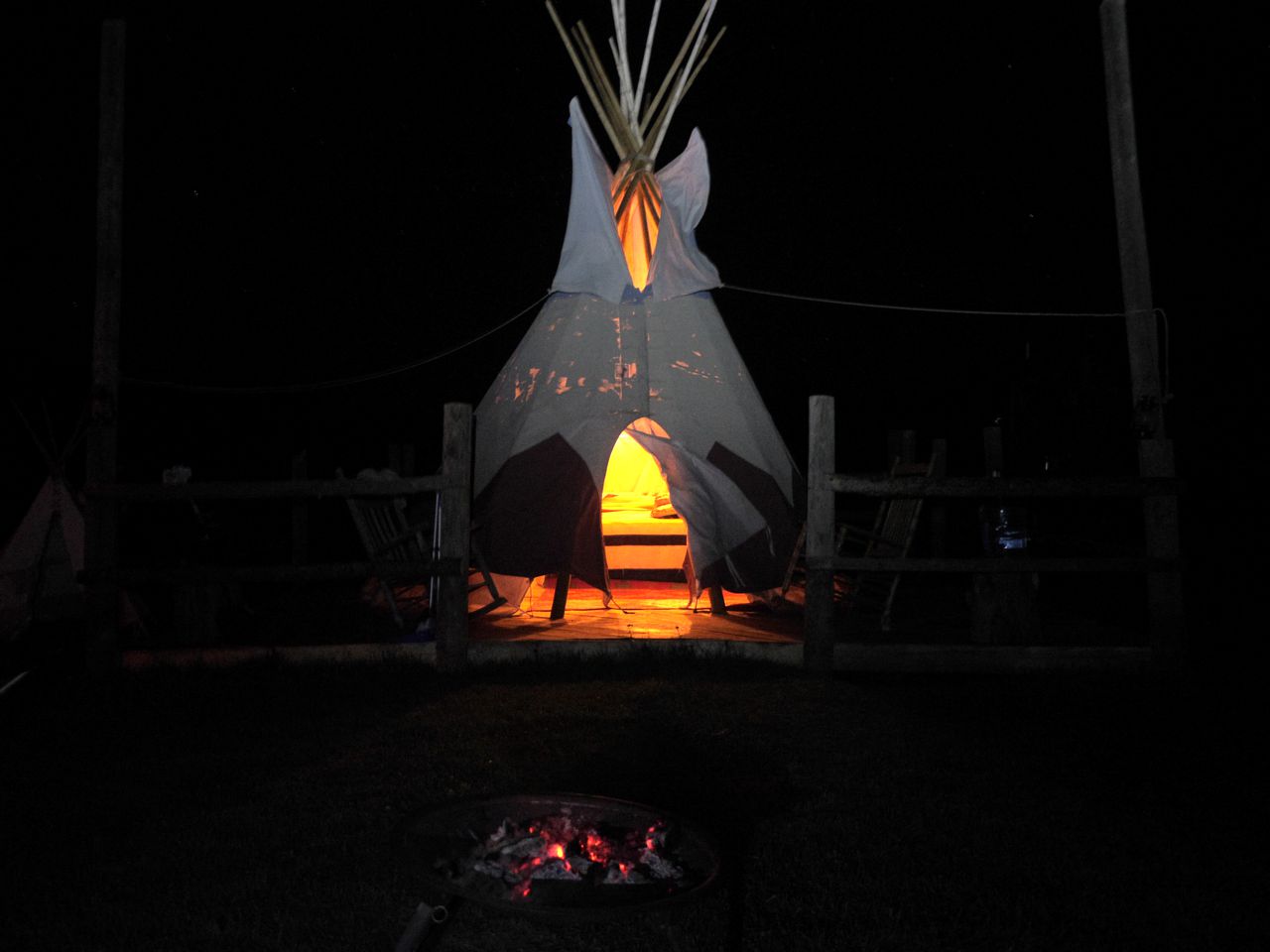 Cute Tipi in Tres Piedras for New Mexico Glamping Escapes