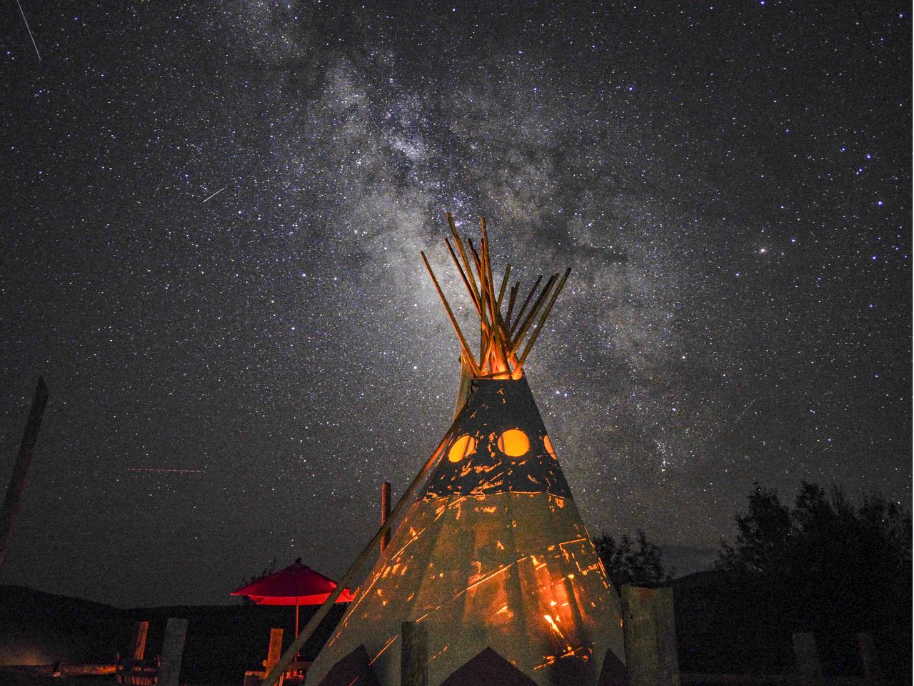 Cute Tipi in Tres Piedras for New Mexico Glamping Escapes