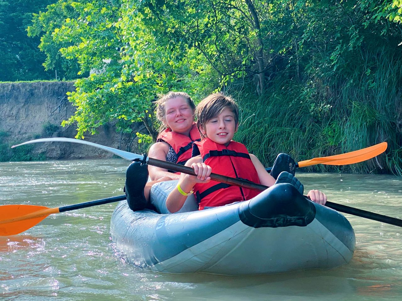 Amazing Riverside Glamping Adventure: Fully-Equipped Safari Tent on the San Marcos River near Kingsbury, Texas