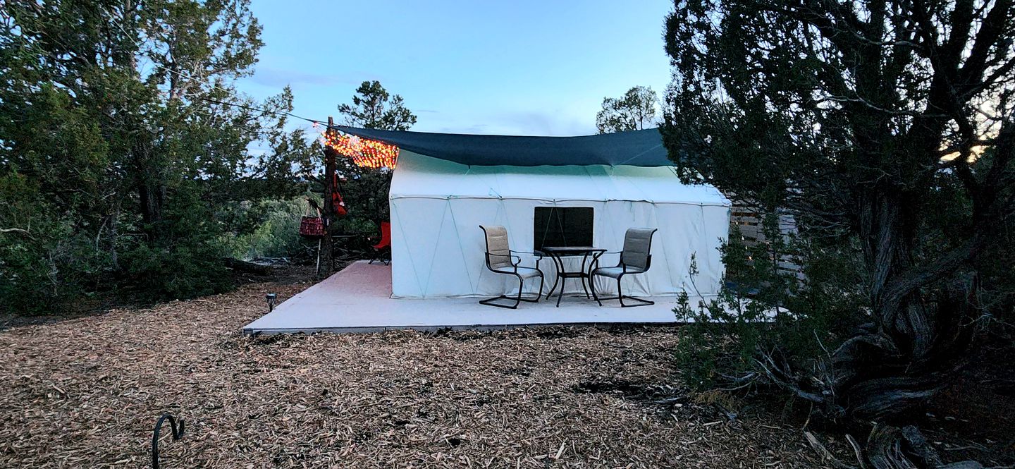 Remote Pet-Friendly Tented Cabin Great for Family Getaways in Colorado