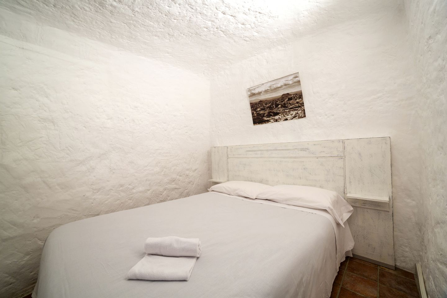 Remodeled Desert Caves at the Foot of a National Park near Zaragoza, Spain