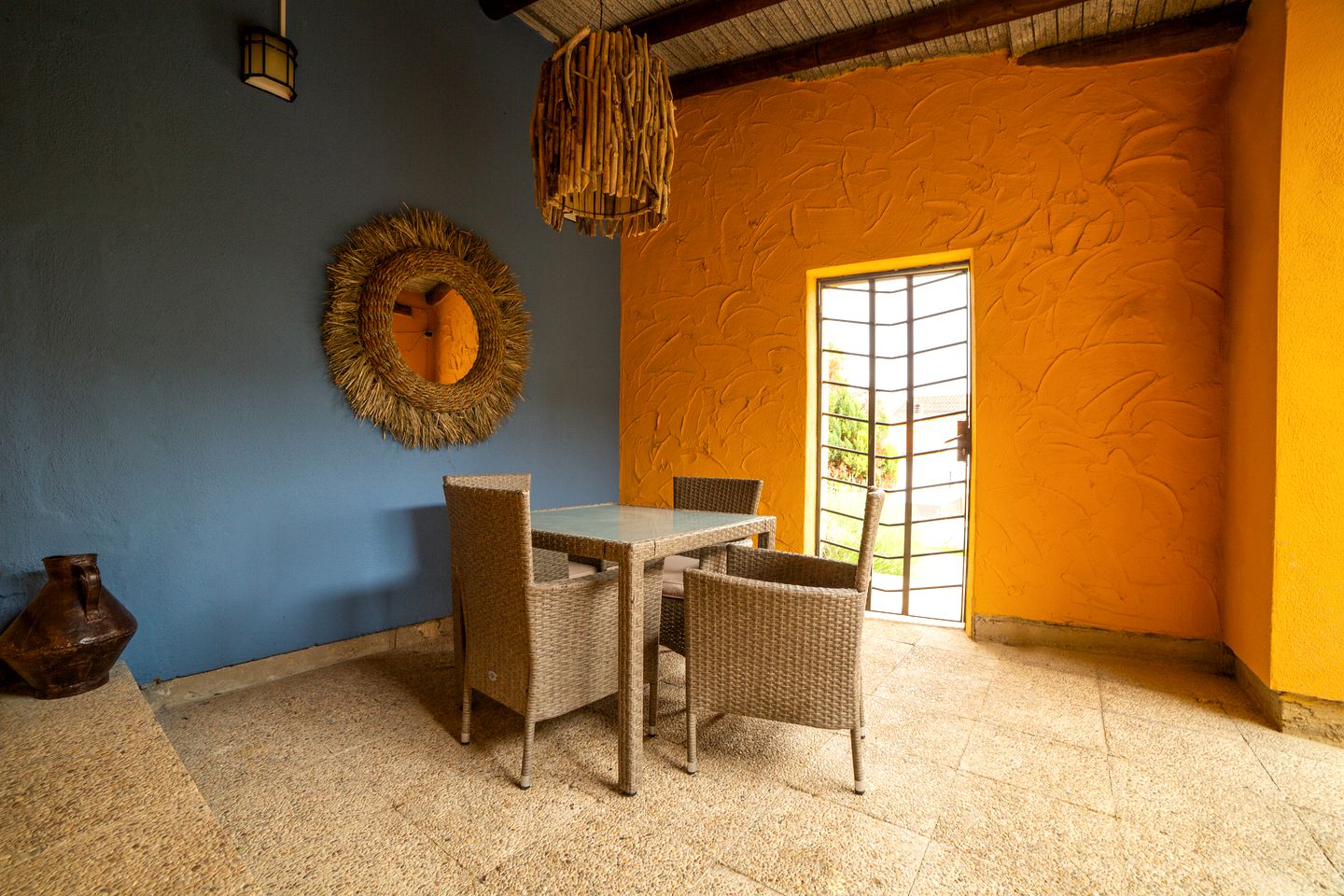 Remodeled Desert Caves at the Foot of a National Park near Zaragoza, Spain