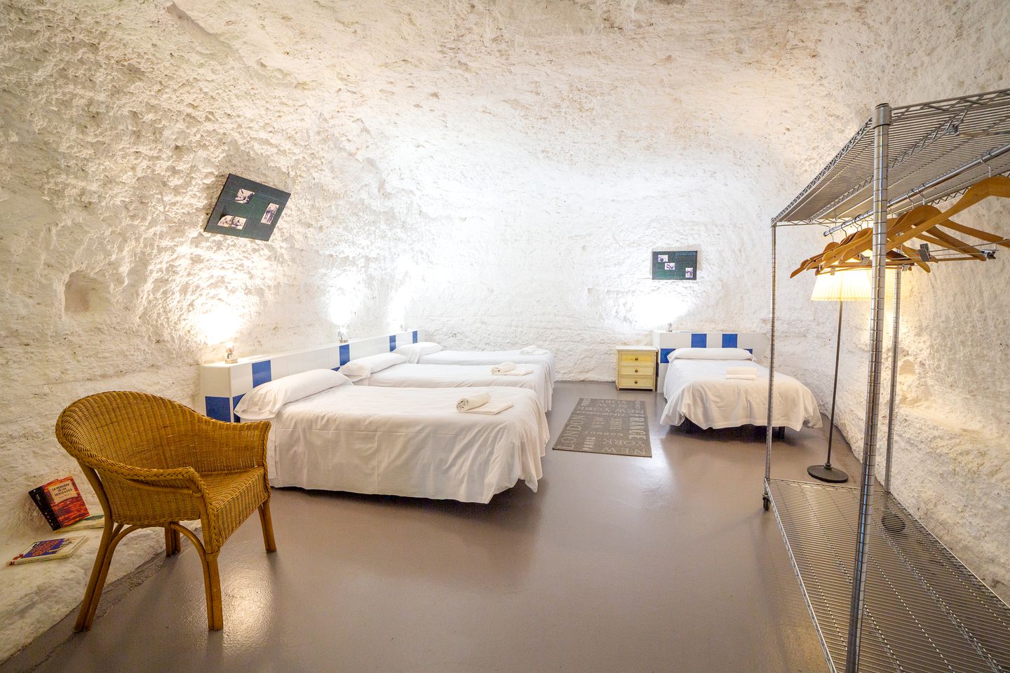 Remodeled Desert Caves at the Foot of a National Park near Zaragoza, Spain