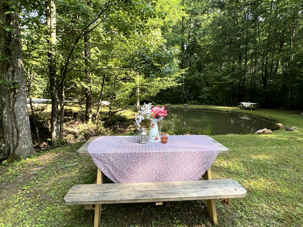 Vintage Camper Rental in Franklin for Couples Getaway in the Mountains in North Carolina