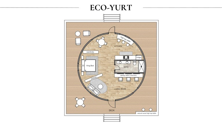 Yurts (United States of America, Wimberley, Texas)