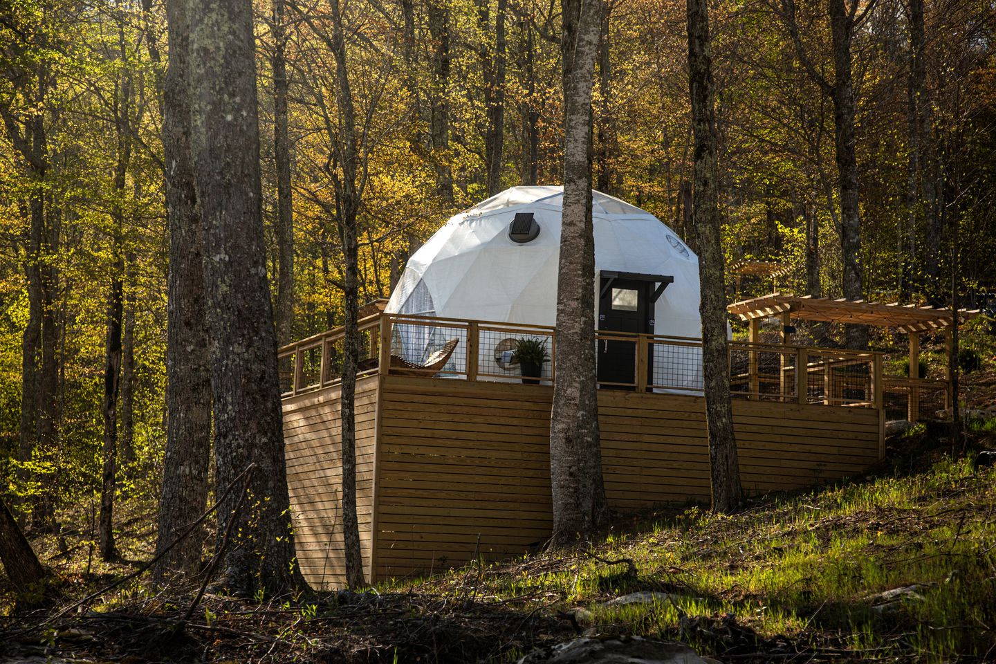 Romantic Luxury Dome in the Heart of Heart of the Appalachian Mountain Range, NC