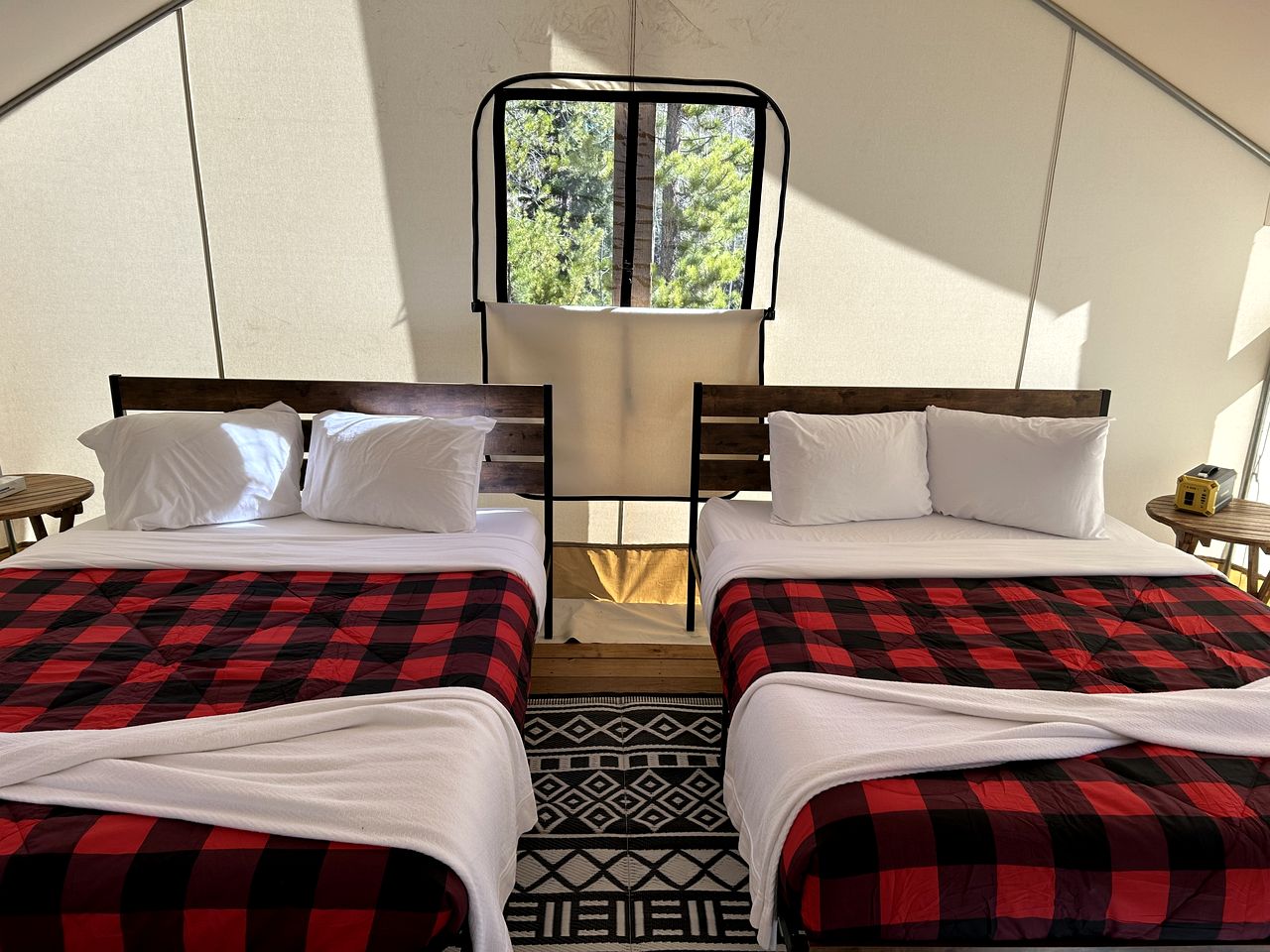 Colorado Glamping in Granby, in this Fully-Equipped Safari Tent Rental