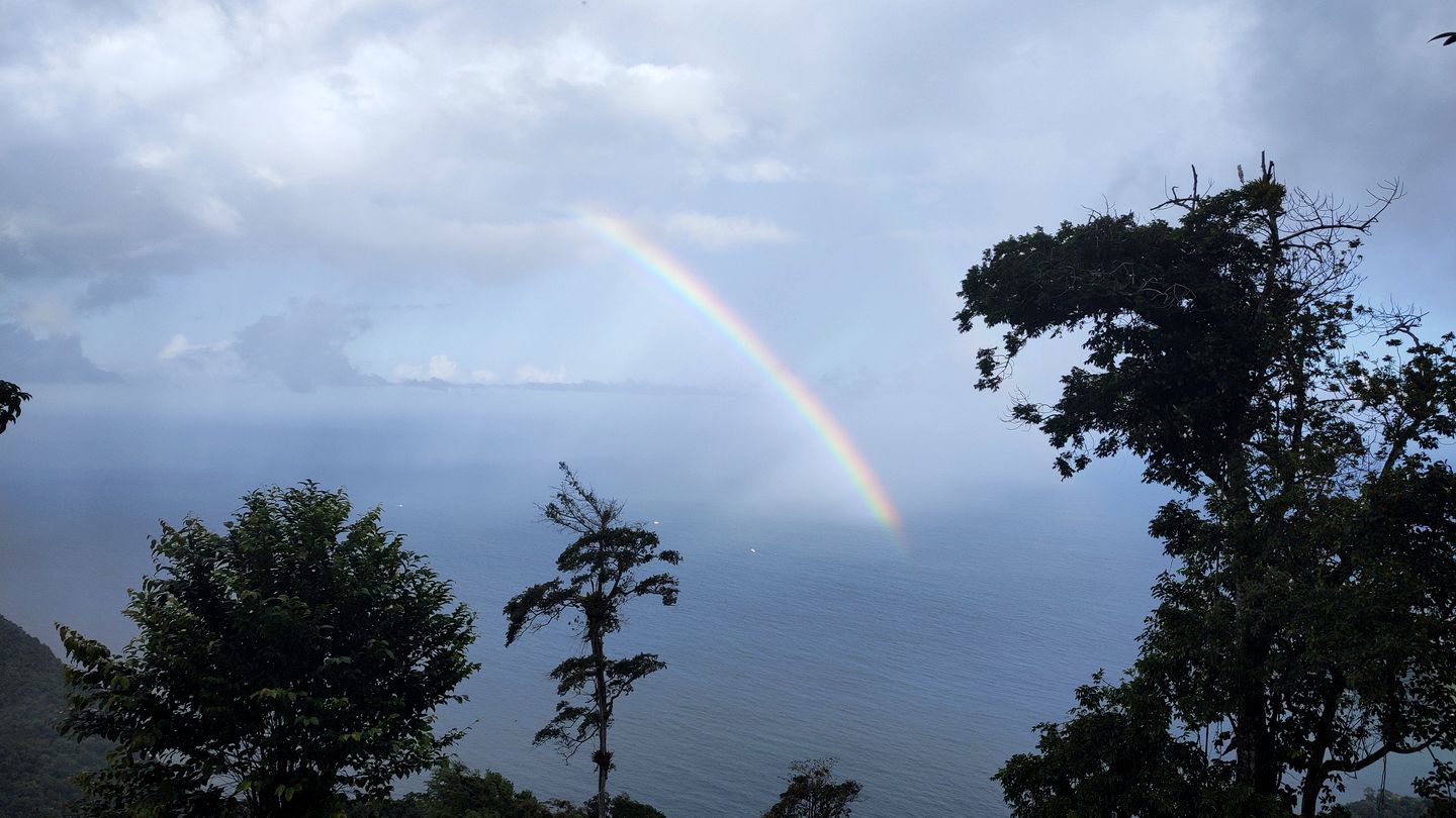 Glass Cabin with Spectacular Views of the Caribbean Rain Forest, Majestic Mountains and Sparkling Sea in Paramin, Trinidad and Tobago