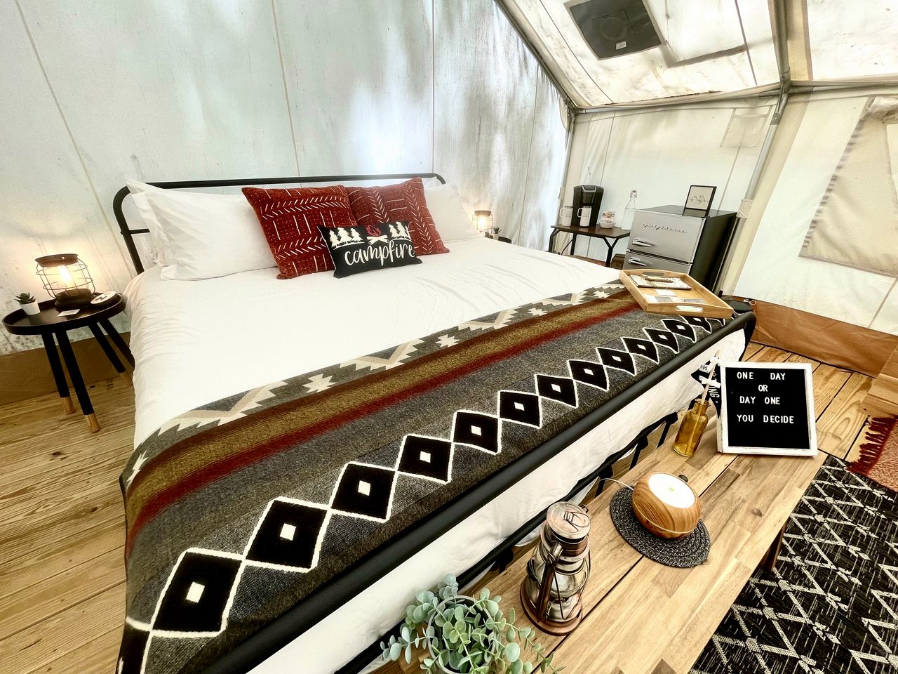 Georgia Glamping Getaways in this Luxury Safari Tent Rental in the Heart of Nature