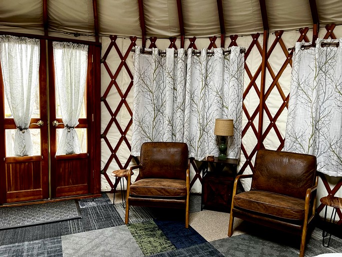 Yurts (United States of America, East Meredith, New York)