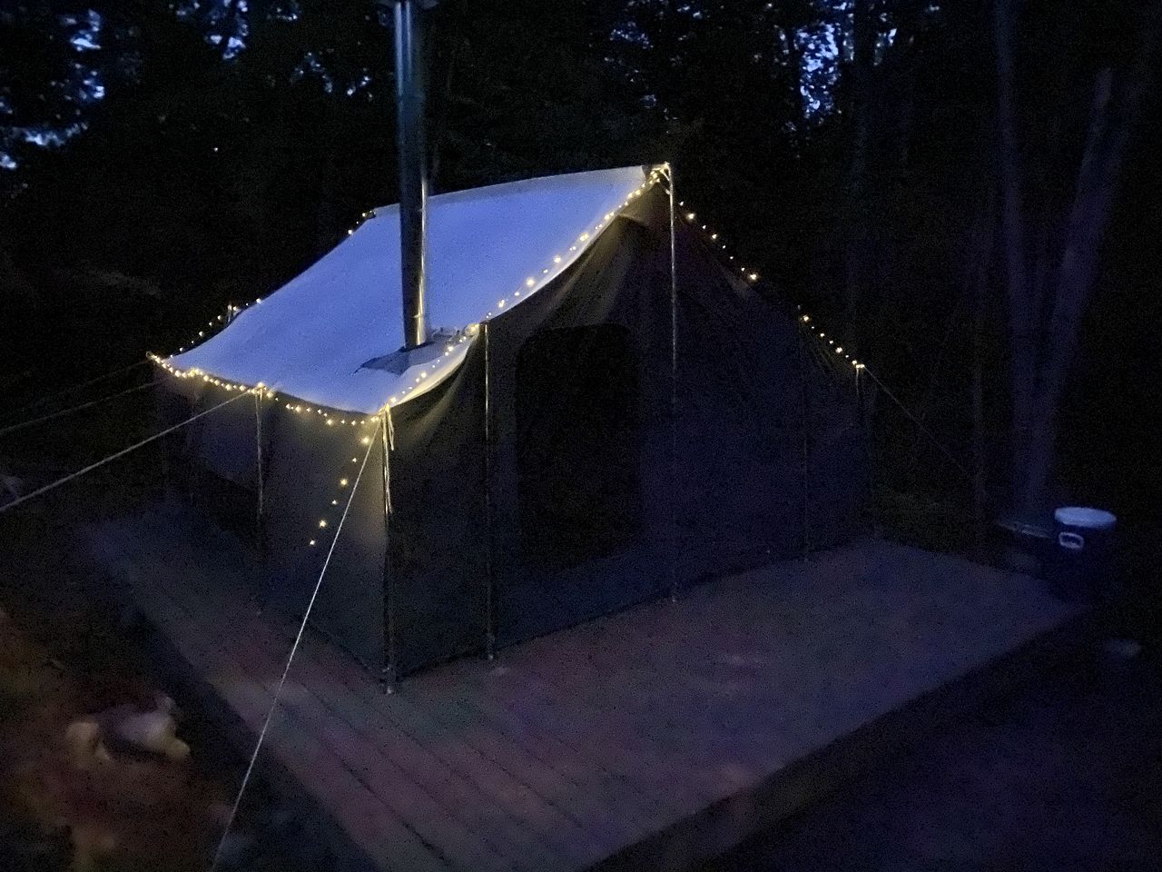 Reconnect with Nature at this Glamping Tent in East Wakefield, New Hampshire