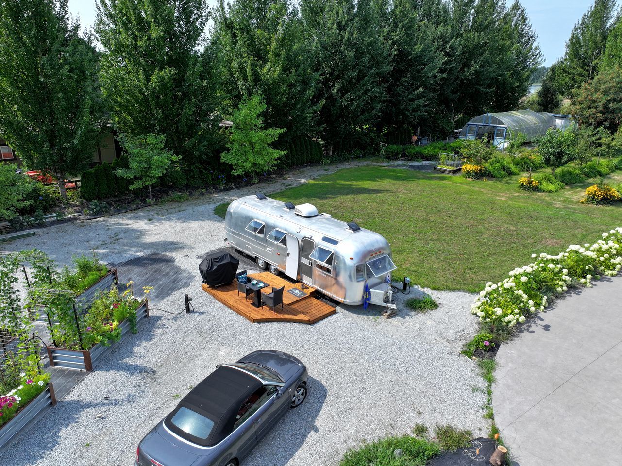 Vintage Airstream Fully Remodeled with BBQ in British Columbia