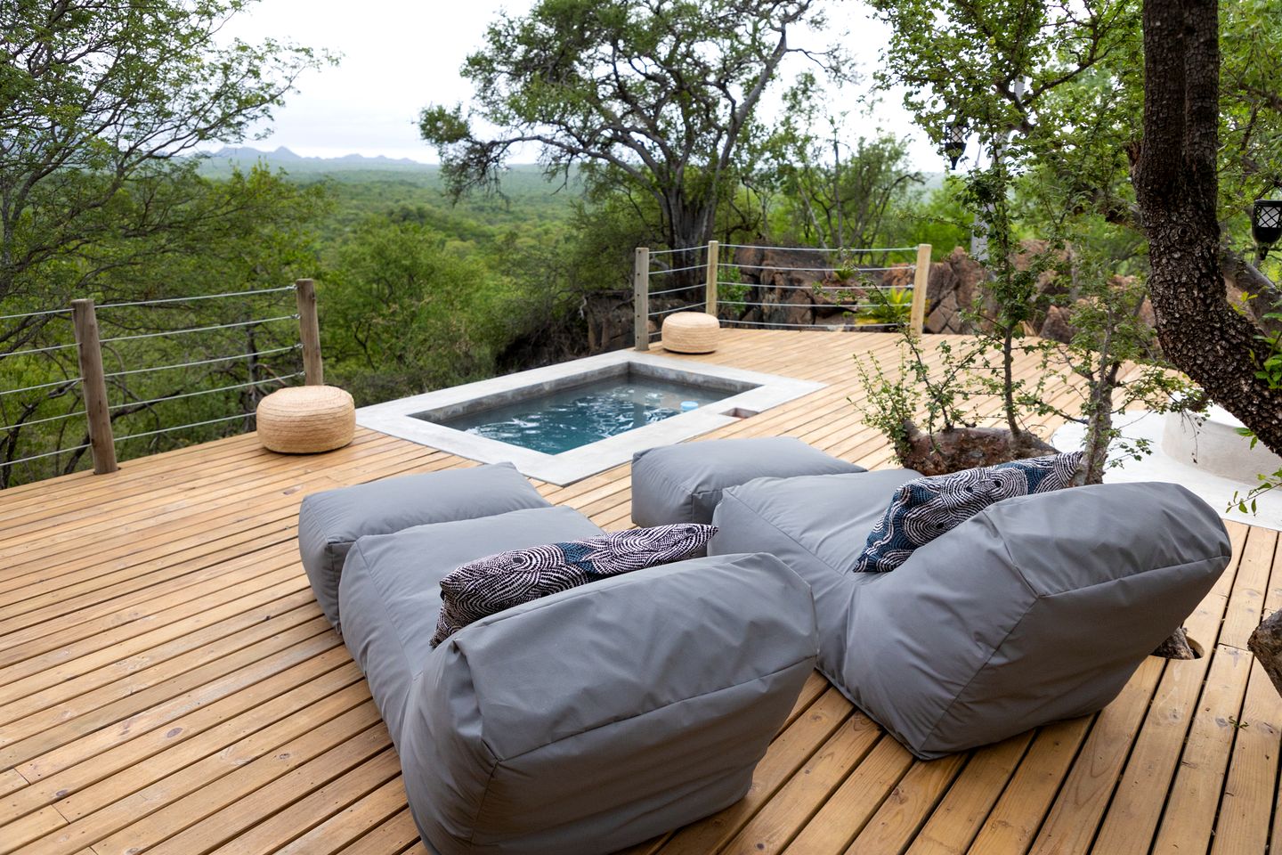 Breathtaking Safari Tent with Idyllic Outdoor Living Space in South Africa