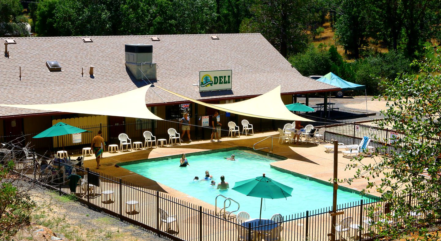 Log Cabin Rentals for Two with Shared Pool near Yosemite National Park