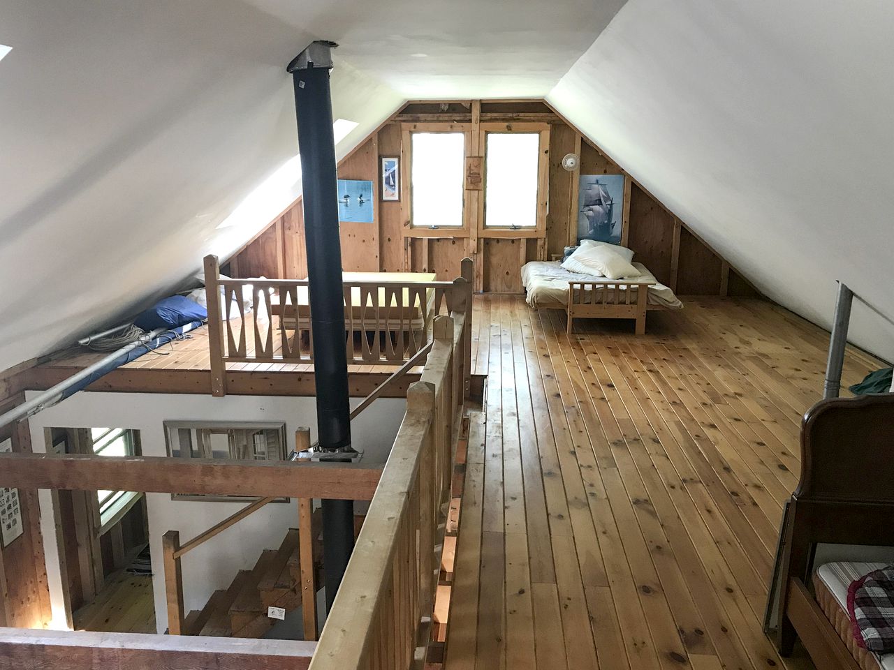 Lakefront Log Cabin Rental Overlooking the East Shore of Muscongus Pond