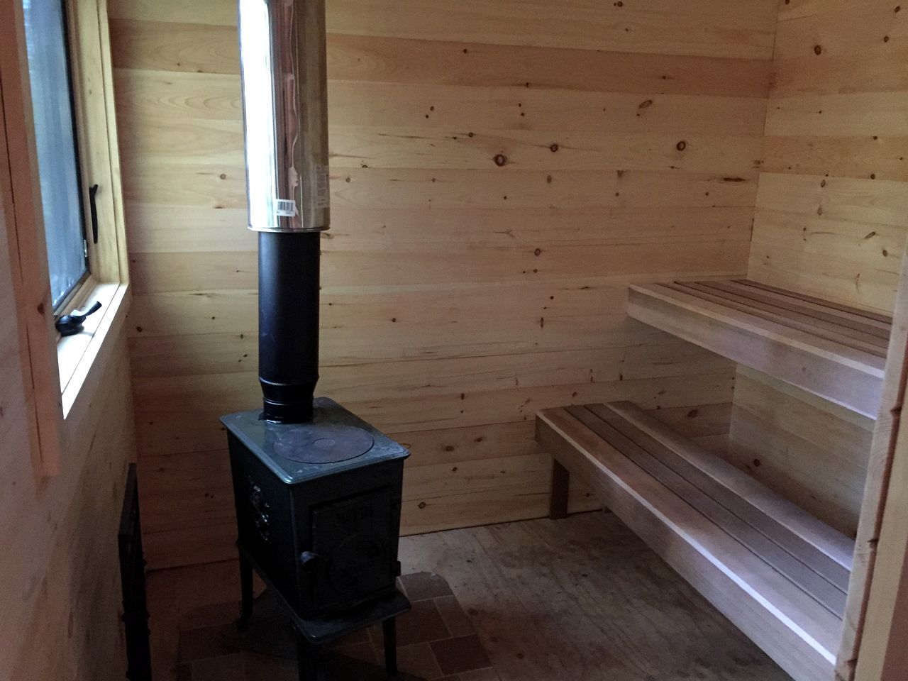 Lakefront Log Cabin Rental Overlooking the East Shore of Muscongus Pond