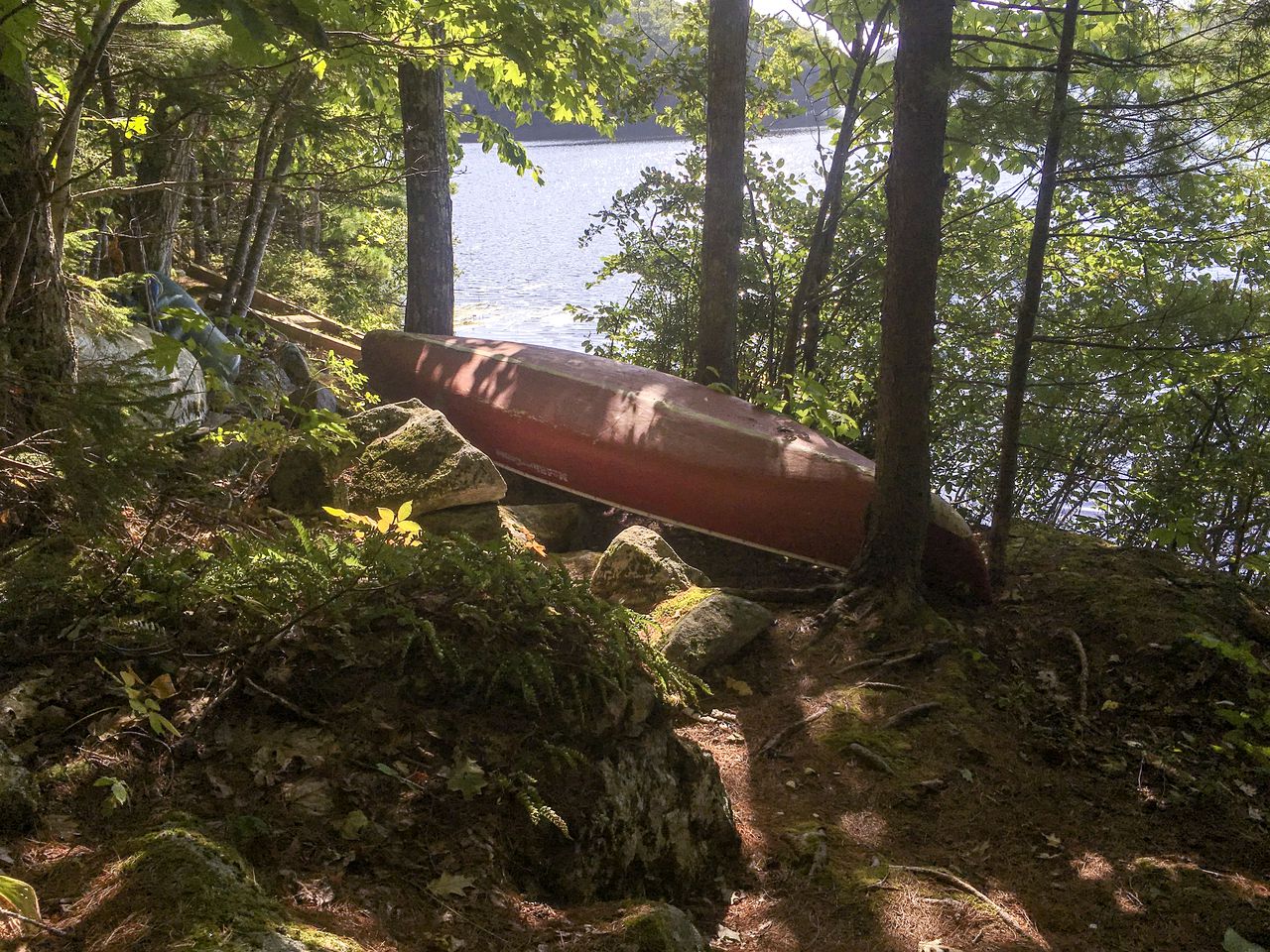 Lakefront Log Cabin Rental Overlooking the East Shore of Muscongus Pond