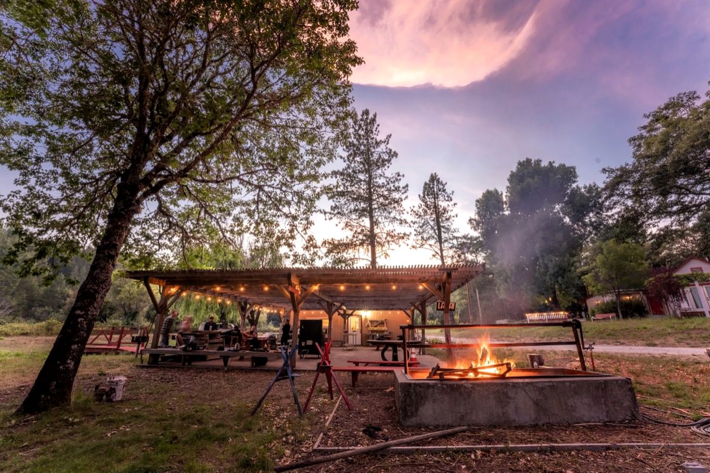 Cabin Camping Rental with Private Pond in Mendocino County, California