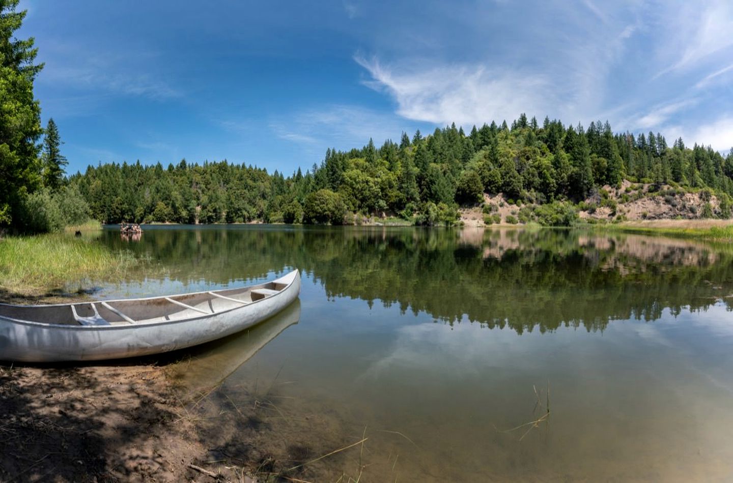 Cabin Camping Rental with Private Pond in Mendocino County, California