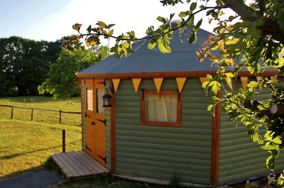 Comfortable and Family-Friendly Wooden Octayurt on a Farm on the England-Wales Border photo 3