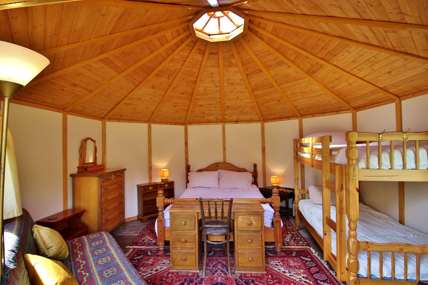 Comfortable and Family-Friendly Yurt Camping on Farm near Eastern Wales