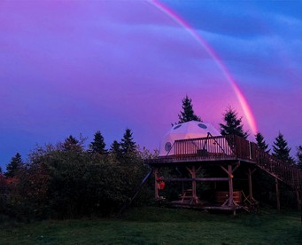 Treetop Dome Getaway on Cape Breton Island in Nova Scotia, Canada photo 3