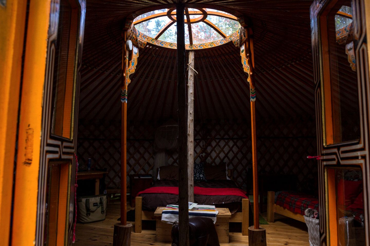 Luxury Camping in Spacious and Sunny Yurt near Saint Jerome, Quebec