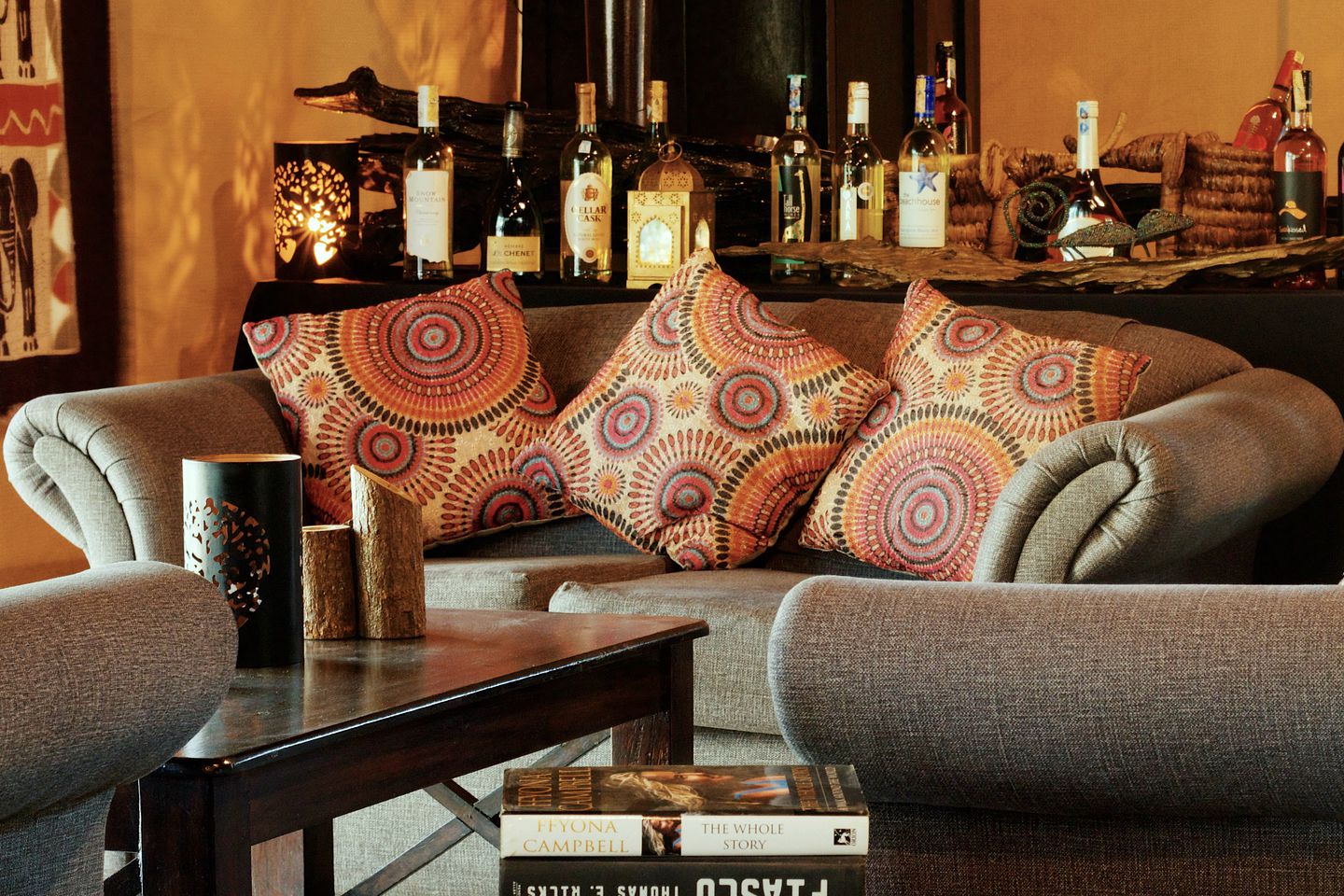 Traditional Luxury Tents on Large Game Reserve in Kenya