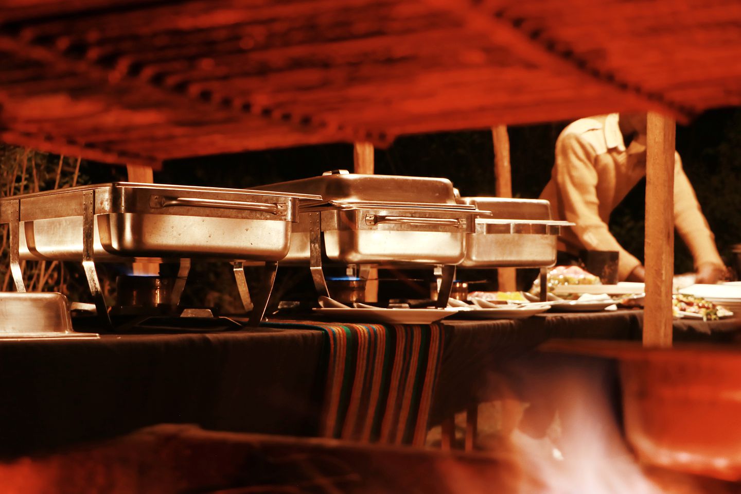 Traditional Luxury Tents on Large Game Reserve in Kenya