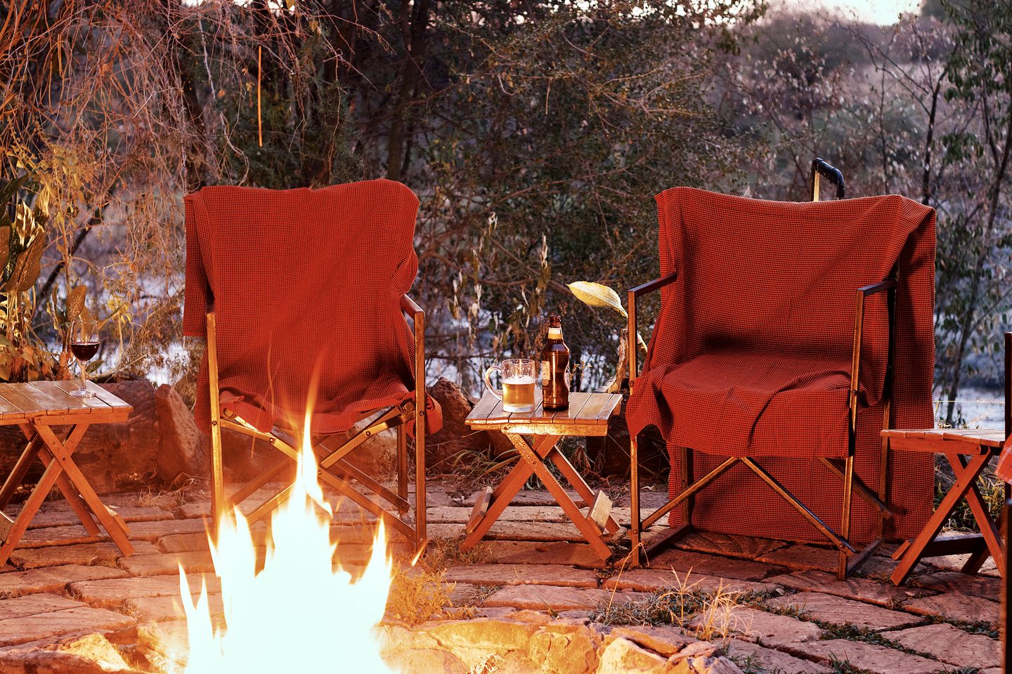 Traditional Luxury Tents on Large Game Reserve in Kenya