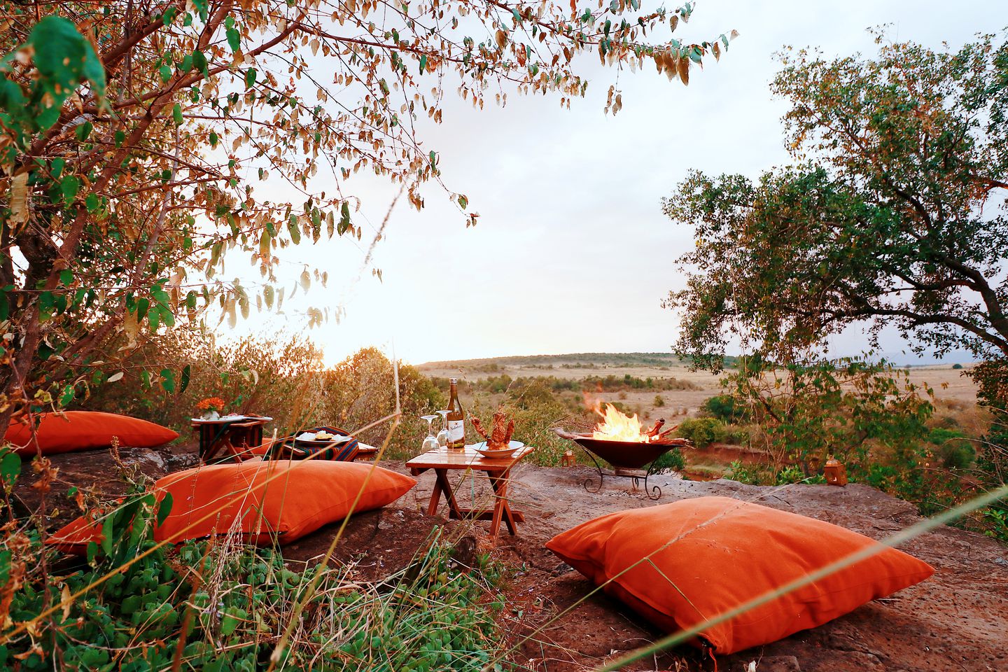 Traditional Luxury Tents on Large Game Reserve in Kenya