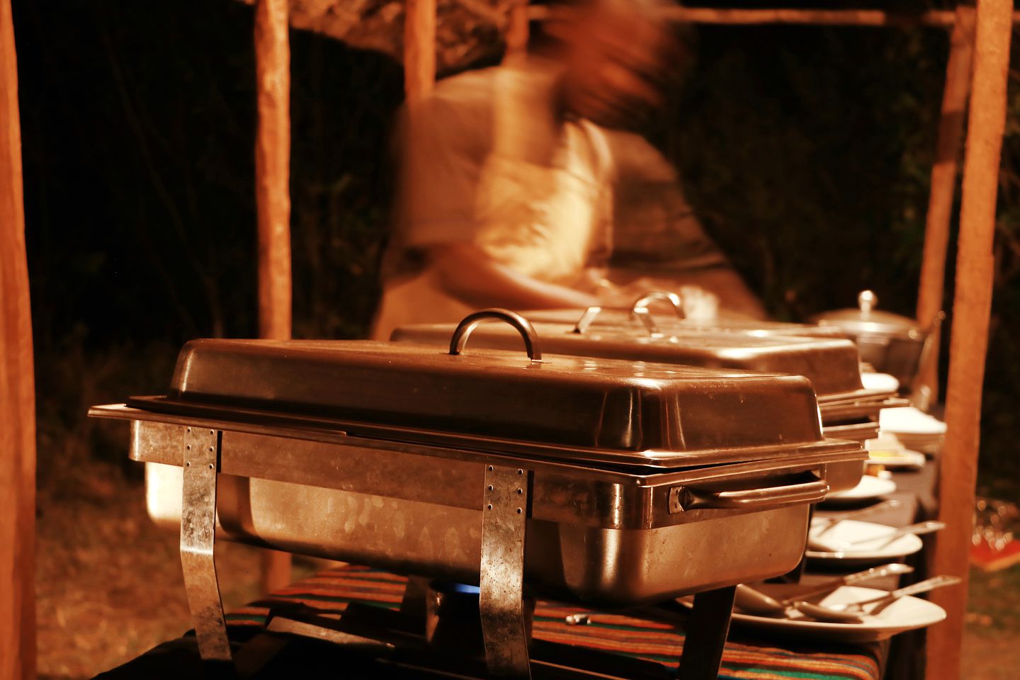 Traditional Luxury Tents on Large Game Reserve in Kenya