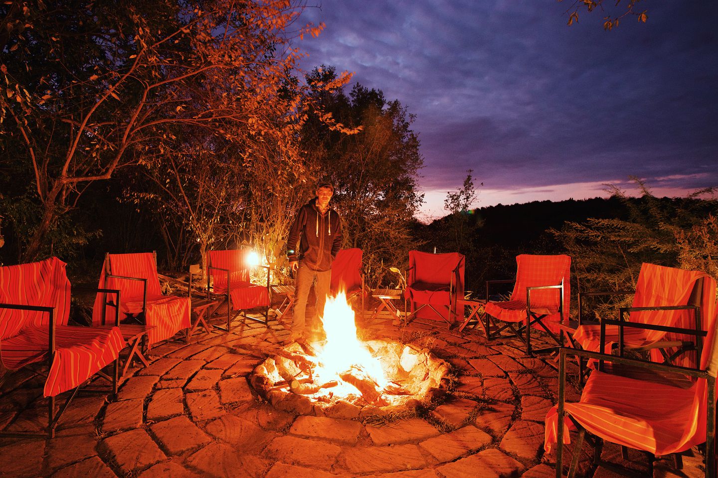 Traditional Luxury Tents on Large Game Reserve in Kenya