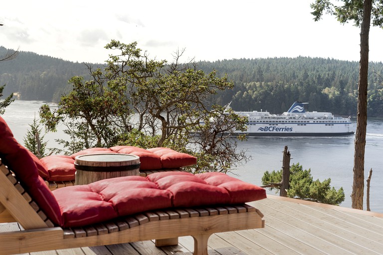 Log Cabins (Galiano Island, British Columbia, Canada)