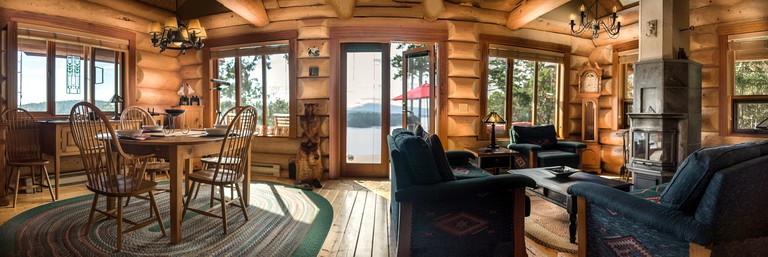Log Cabins (Galiano Island, British Columbia, Canada)