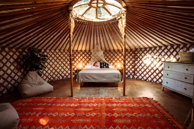 Yurts (Spain, Barbate, Andalusia)