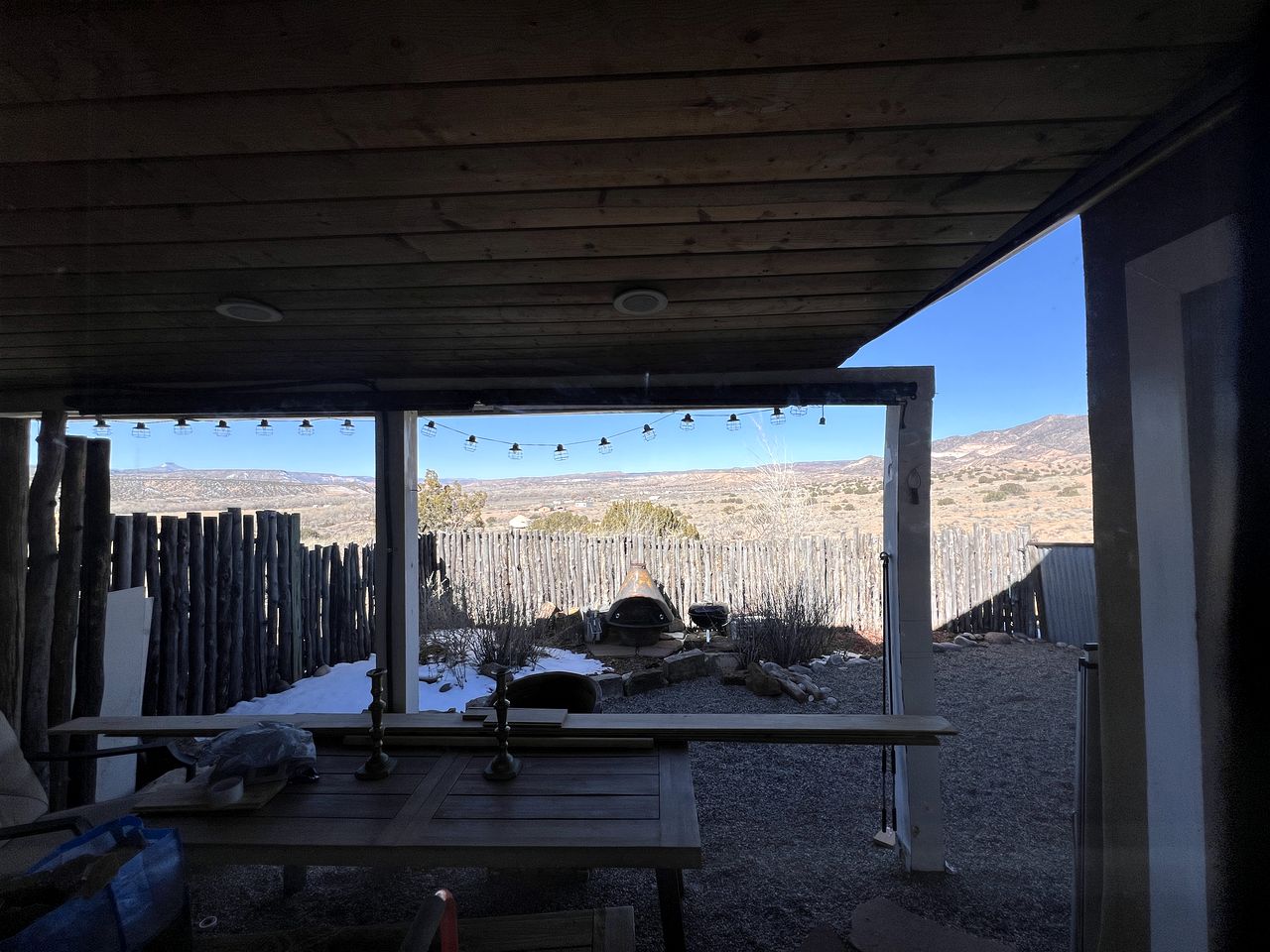 Artistic Casita in Abiquiu, New Mexico with Wide Views to Pedernal Overlooking the Chama River Valley