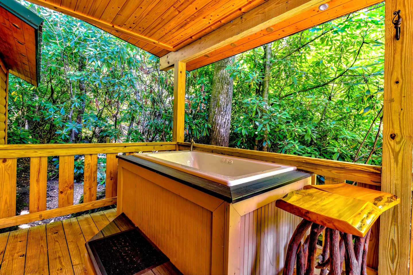 Secluded Log Cabin Nestled near the Smoky Mountains, North Carolina