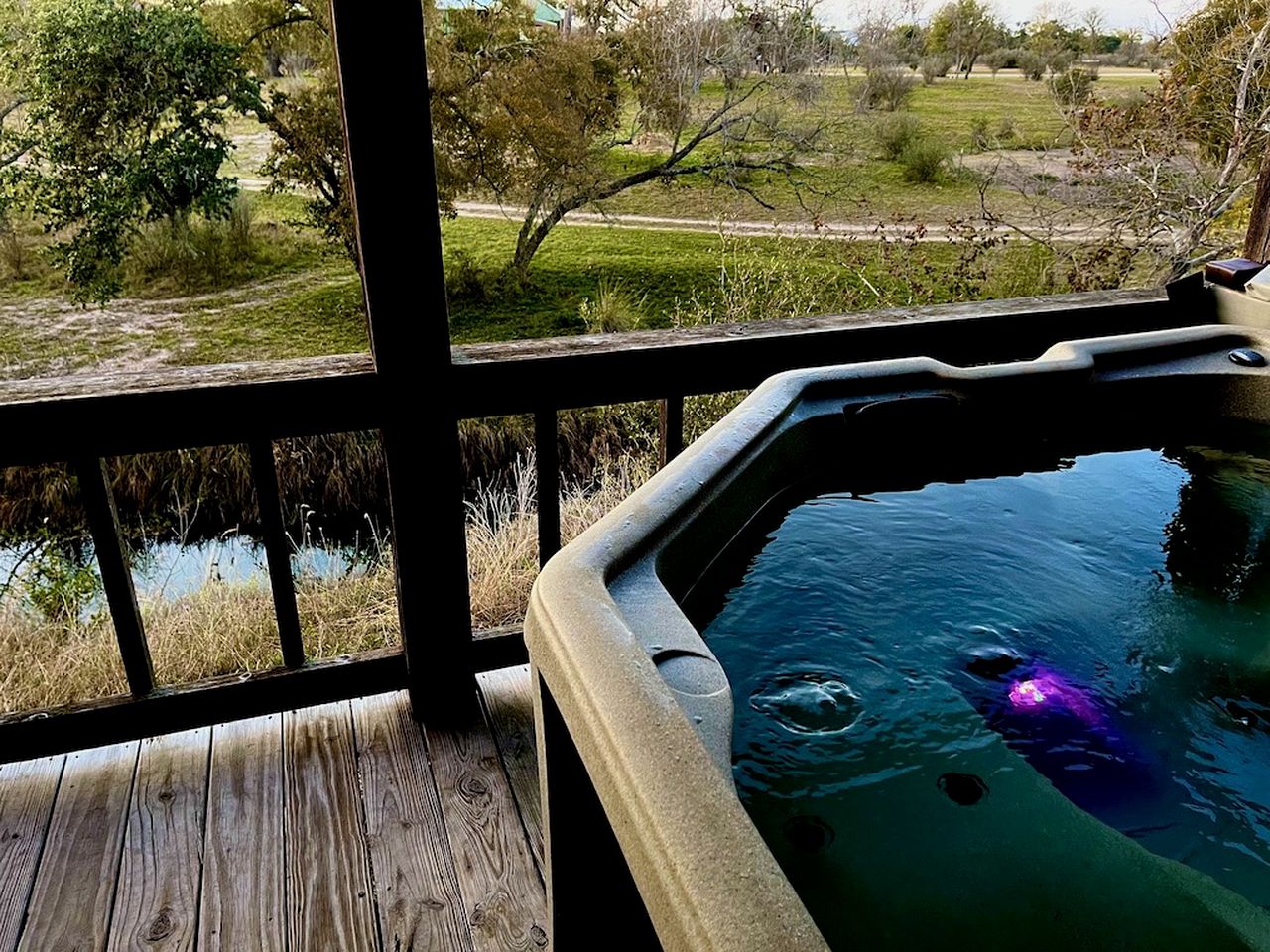 Charming King-Size Cabin with Wi-Fi and Deck in Fredericksburg, Texas