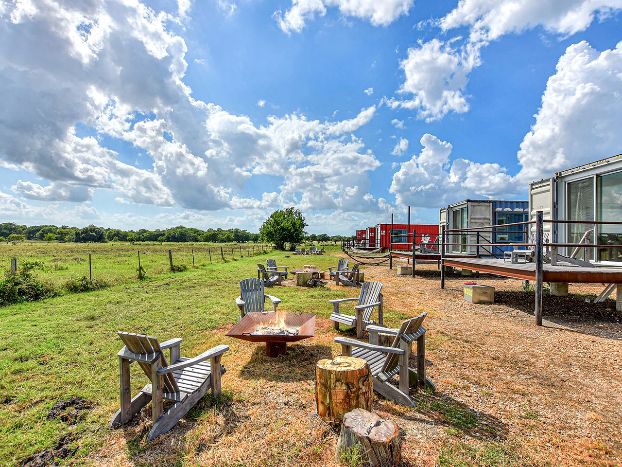 Modern and Rustic Vacation Rental near Round Top Antiques Fair in Southeast Texas