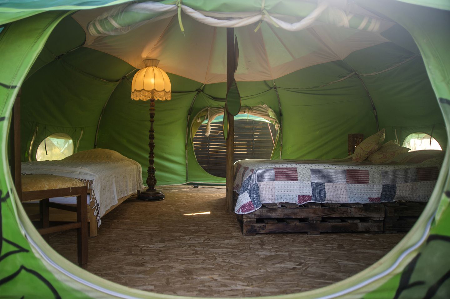 Unique Bell Tent with Breakfast Included in Monte da Estrada, Portugal