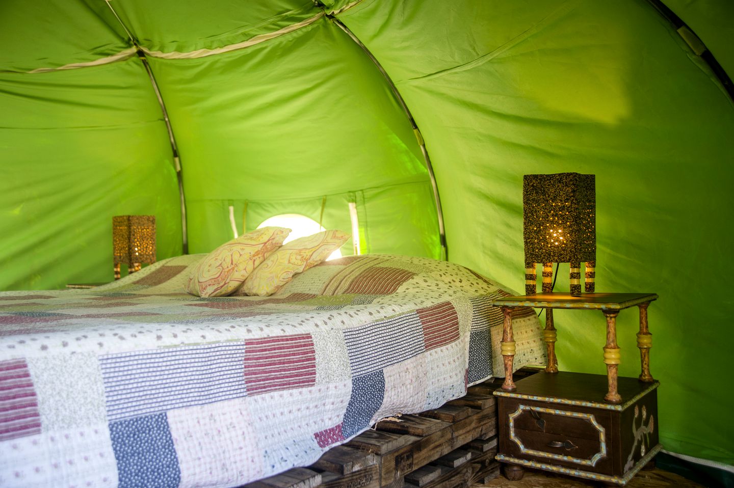 Unique Bell Tent with Breakfast Included in Monte da Estrada, Portugal